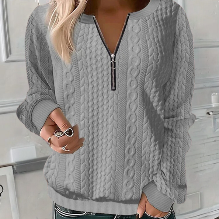 Anoushka - Luxe women's elegant jumper with unique texture, perfect for everyday wear