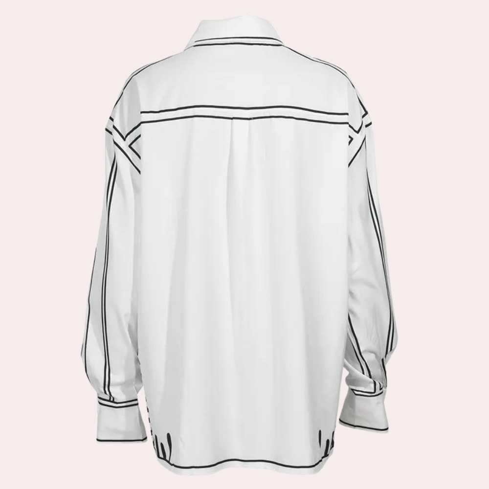 Zenobia - Sophisticated women's long sleeve blouse