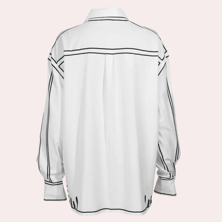 Zenobia - Sophisticated women's long sleeve blouse