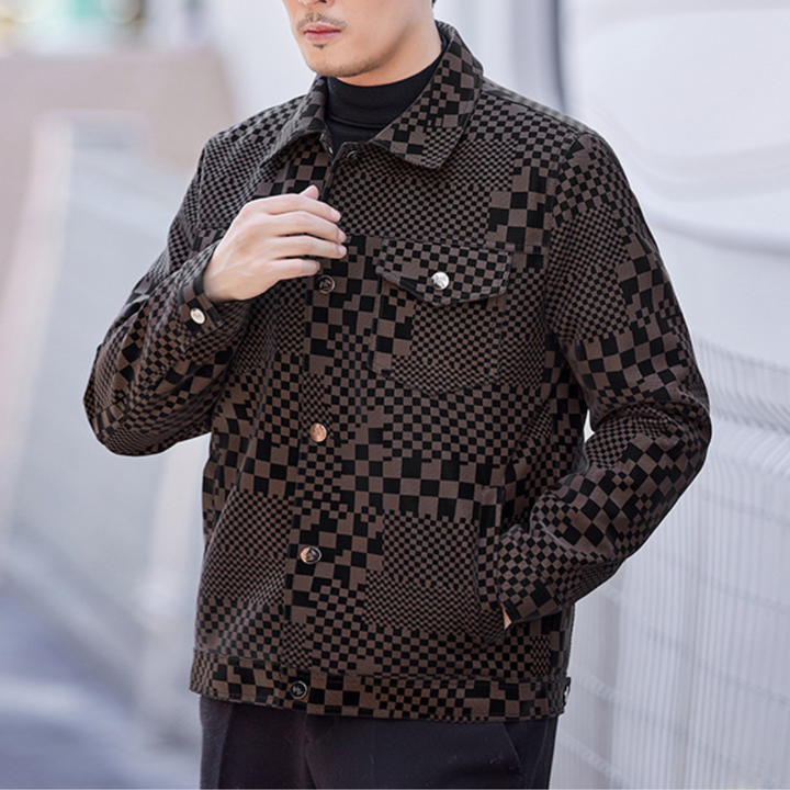 Ghita - Men's casual jacket with an eye-catching button-down, perfect for any occasion, combining comfort with contemporary style
