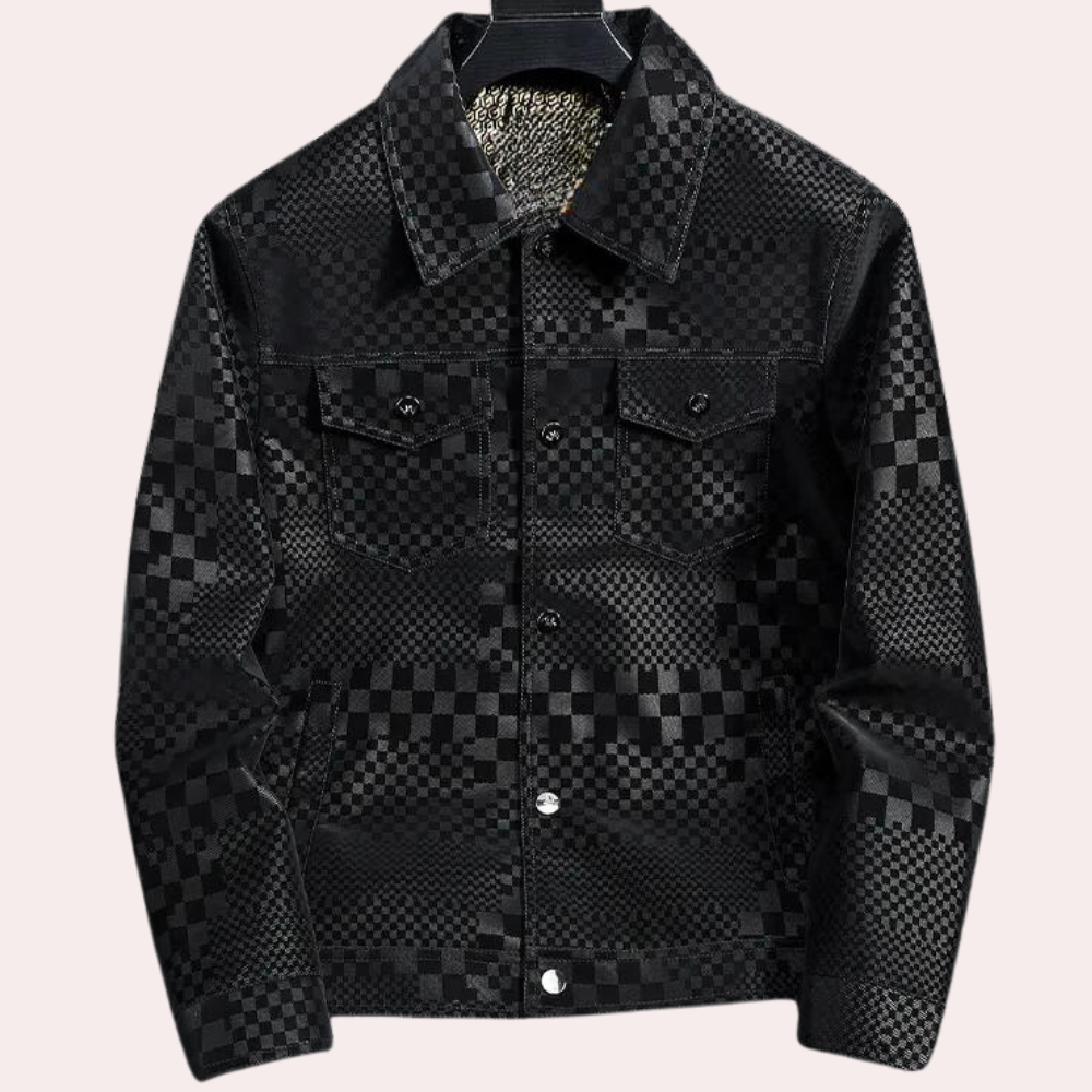 Ghita - Men's casual jacket with an eye-catching button-down, perfect for any occasion, combining comfort with contemporary style