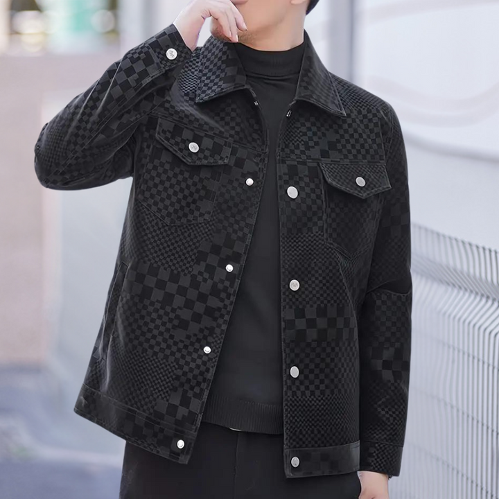 Ghita - Men's casual jacket with an eye-catching button-down, perfect for any occasion, combining comfort with contemporary style