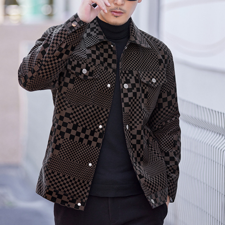 Ghita - Men's casual jacket with an eye-catching button-down, perfect for any occasion, combining comfort with contemporary style