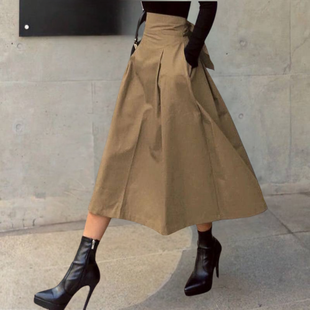 The elegant Maricica high waist skirt - the perfect choice for classy women!