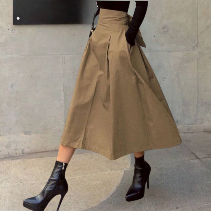 The elegant Maricica high waist skirt - the perfect choice for classy women!