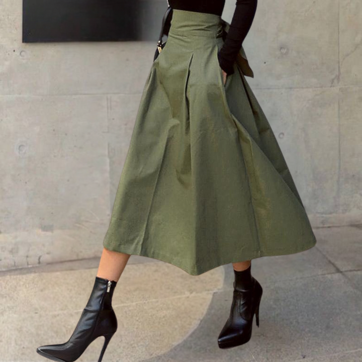 The elegant Maricica high waist skirt - the perfect choice for classy women!