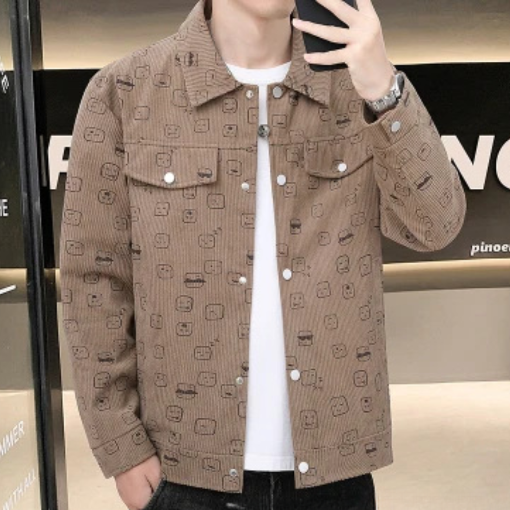 Ionut - Stylish men's corduroy jacket, perfect for any occasion