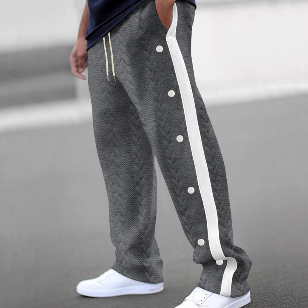 Christos - Comfortable men's trousers with elasticated waistband for maximum freedom of movement