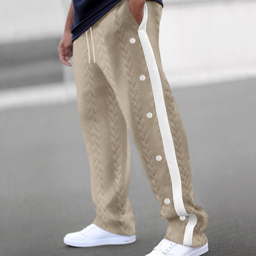 Christos - Comfortable men's trousers with elasticated waistband for maximum freedom of movement