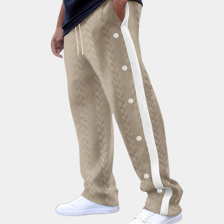 Christos - Comfortable men's trousers with elasticated waistband for maximum freedom of movement
