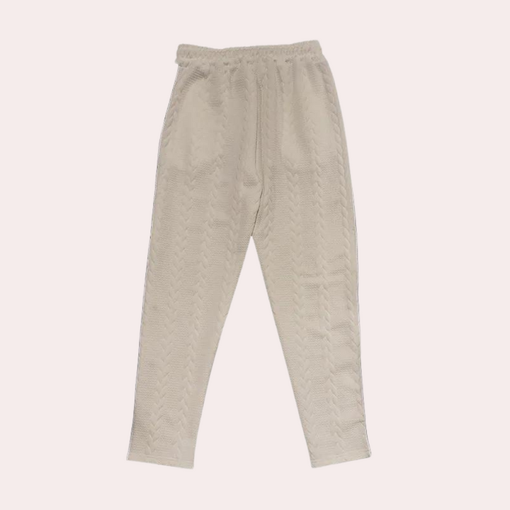 Christos - Comfortable men's trousers with elasticated waistband for maximum freedom of movement