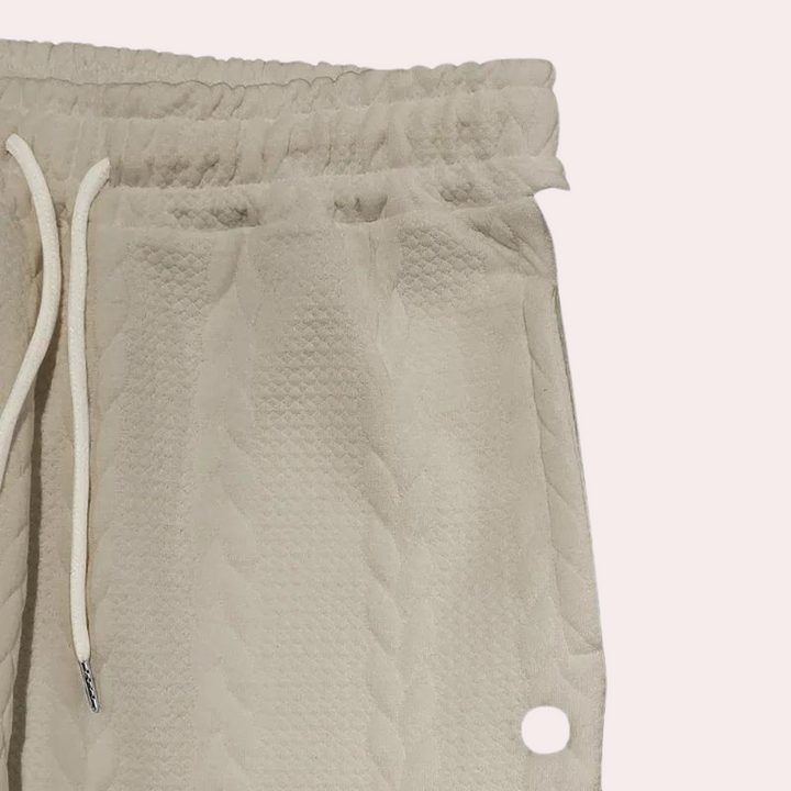 Christos - Comfortable men's trousers with elasticated waistband for maximum freedom of movement