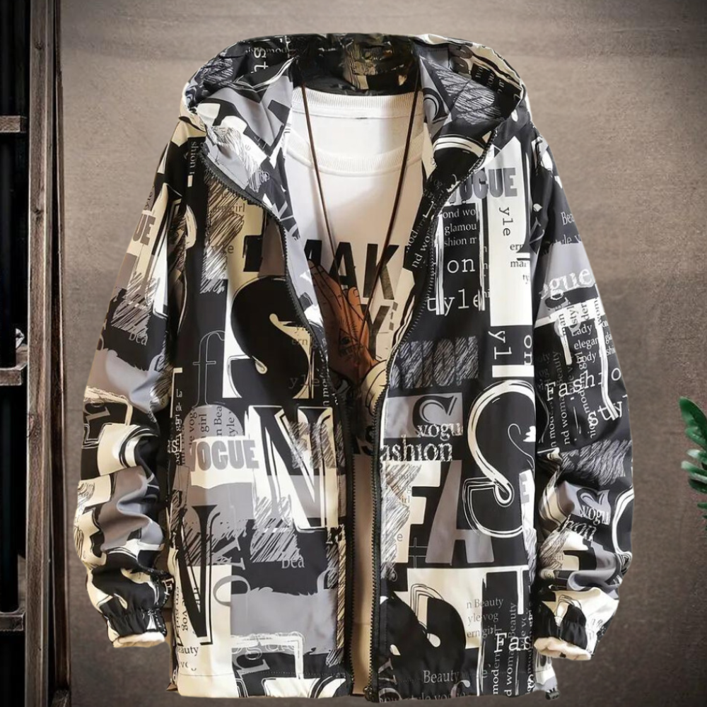 Dimitri - Luxury lightweight hooded city jacket in a contemporary design
