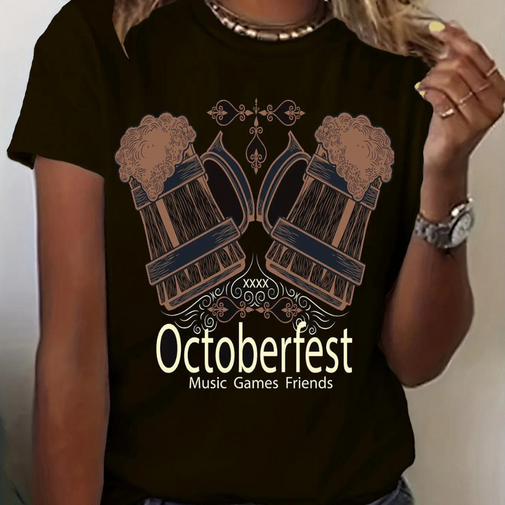 Stylish women's T-shirt Agnieszka: Feel the Oktoberfest atmosphere!