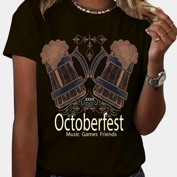 Stylish women's T-shirt Agnieszka: Feel the Oktoberfest atmosphere!