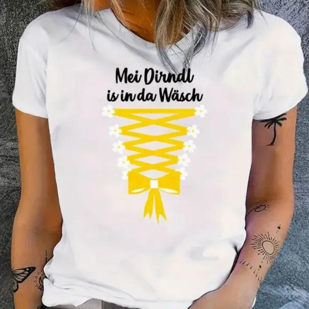 Elegant Dirndl T-shirt for an unforgettable Oktoberfest