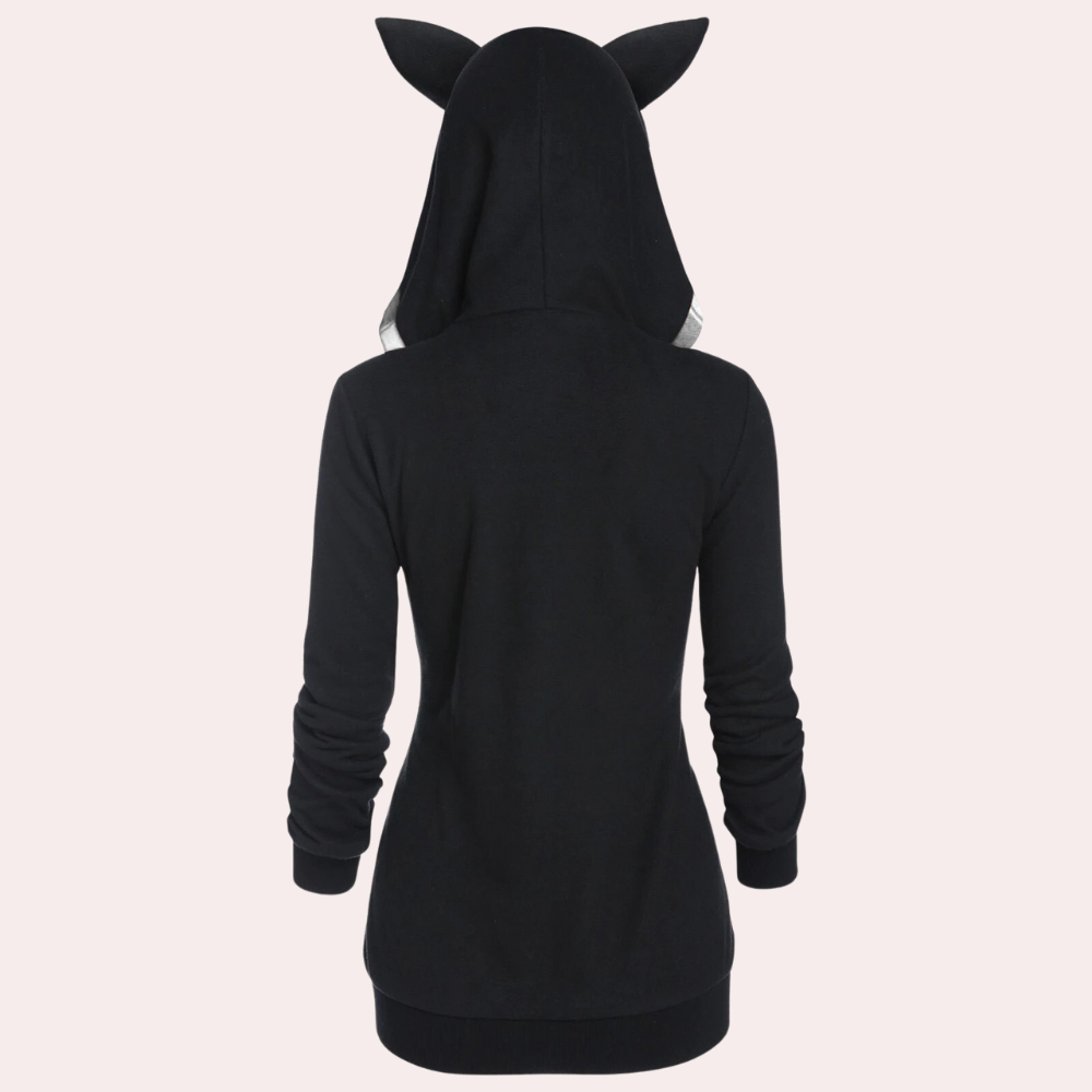 Elektra - Feline Jacket for Women: Exceptional Comfort with Cute Cat Ears!