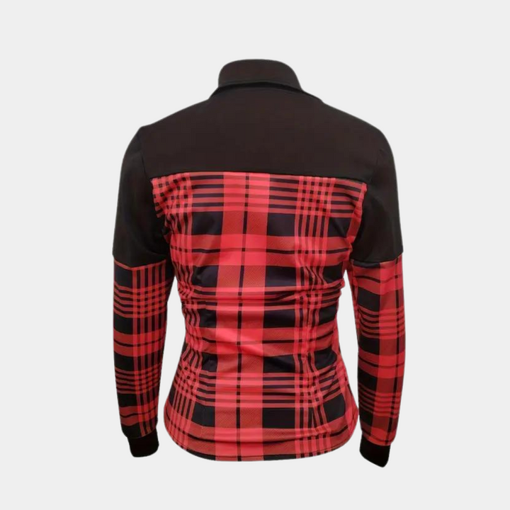 Stylish women's blouse in elegant check Talitha