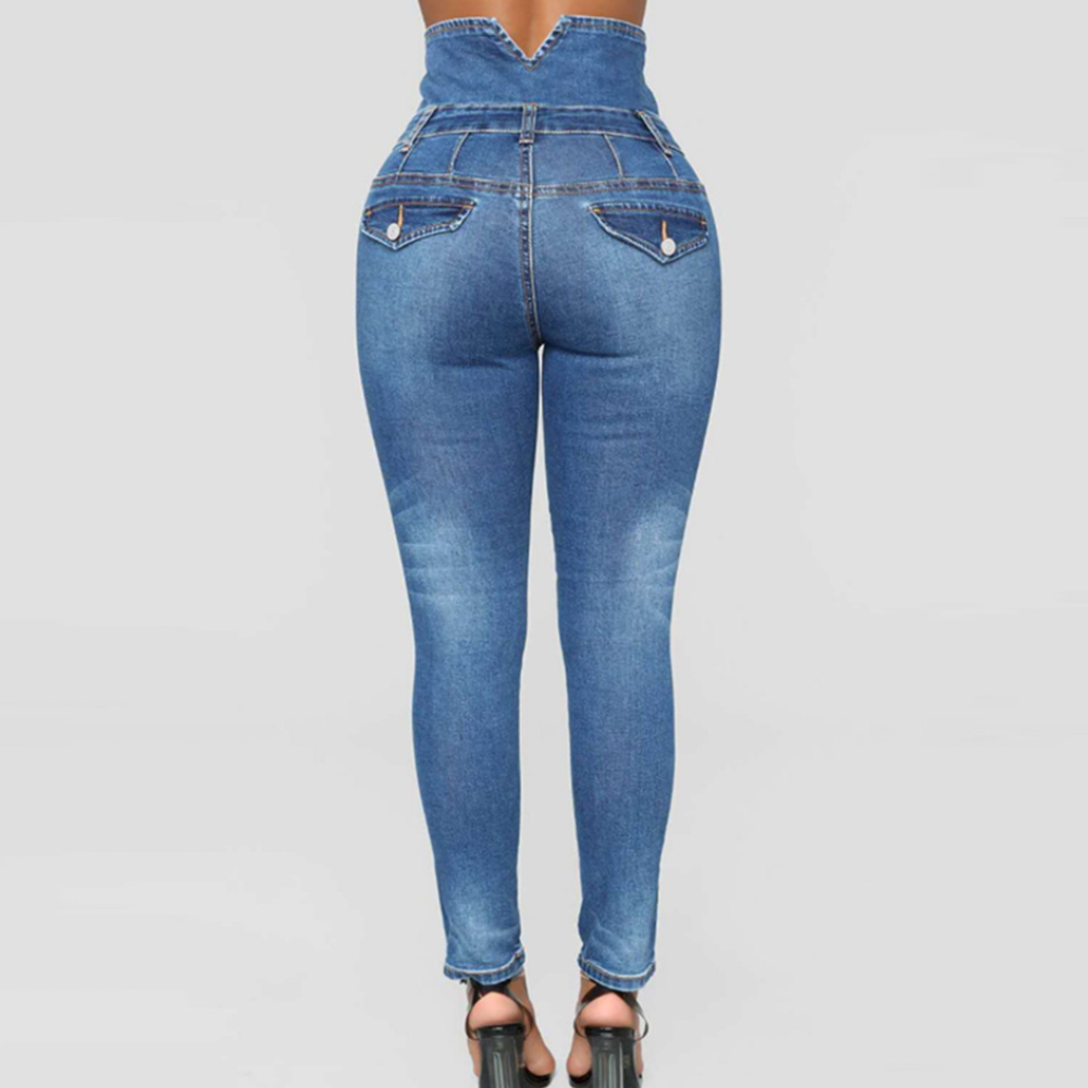 Nola - Elegant high-waisted skinny trousers for women