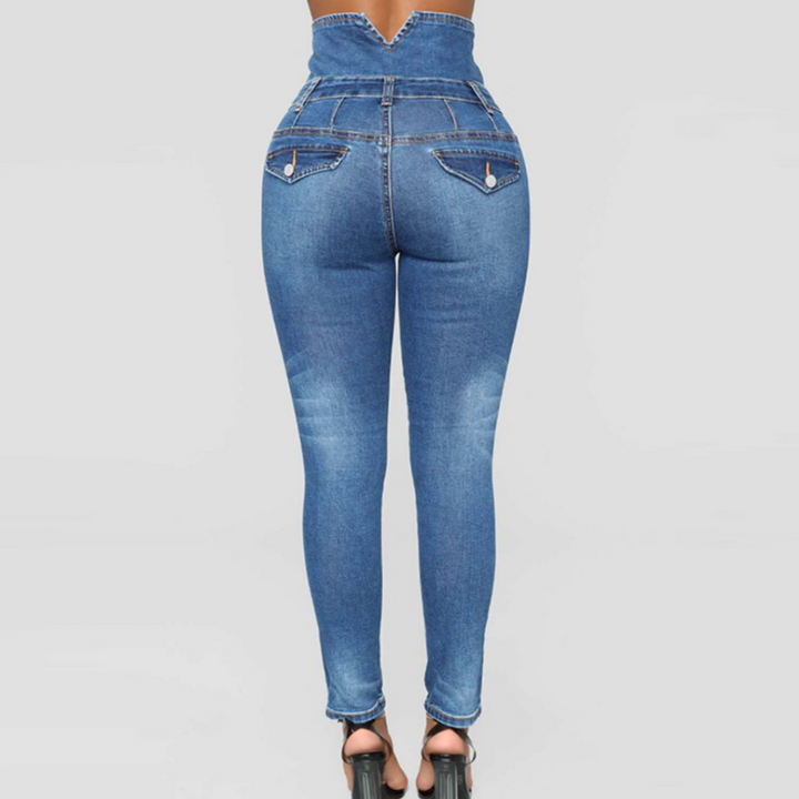 Nola - Elegant high-waisted skinny trousers for women