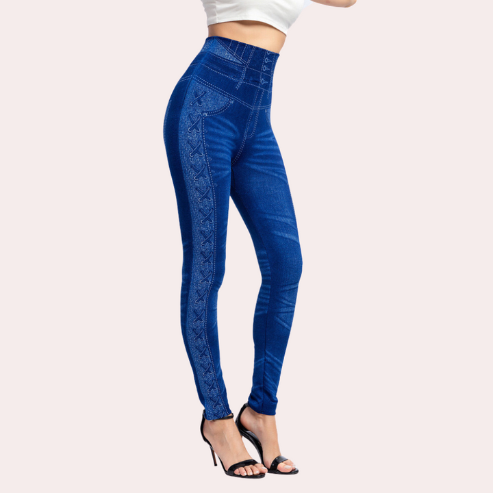 Simara - Stylish women's high-waisted trousers for an elegant look