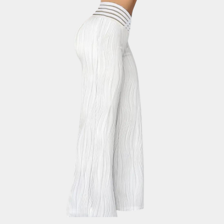 Halina - Elegant women's high-waisted trousers that emphasise style and class