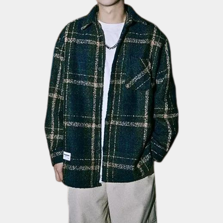 Elegant men's checked jacket - the perfect combination of style and comfort!