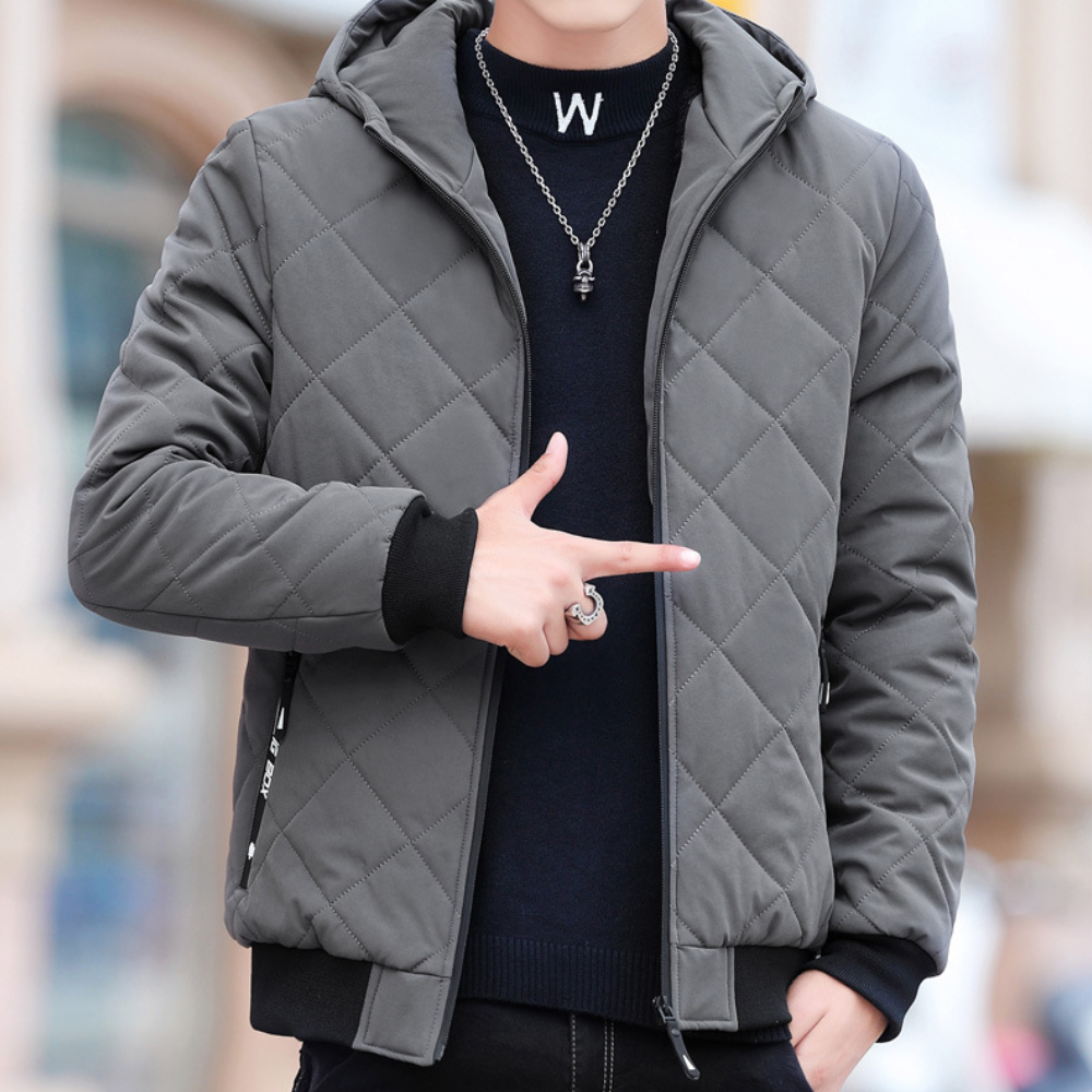 Stylish and comfortable men's hooded jacket from Elie
