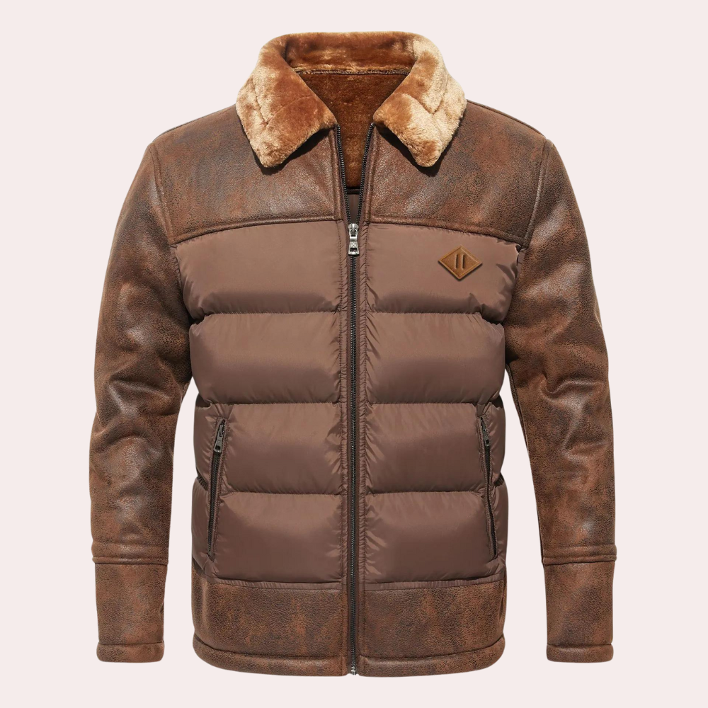 Ferran - Elegant and warm: men's winter jacket for stylish days