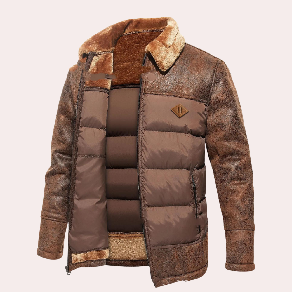 Ferran - Elegant and warm: men's winter jacket for stylish days