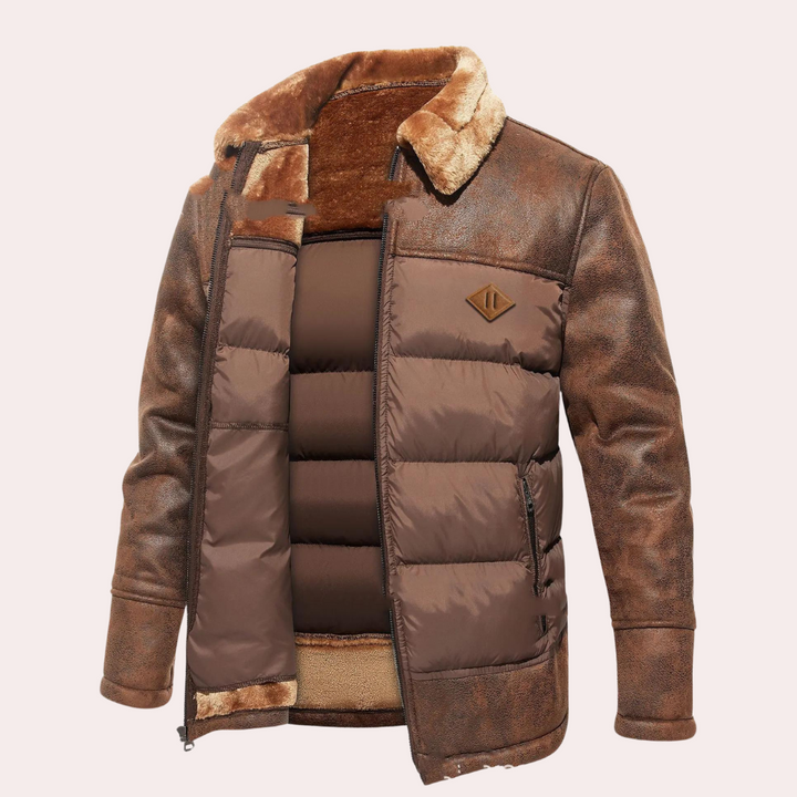 Ferran - Elegant and warm: men's winter jacket for stylish days