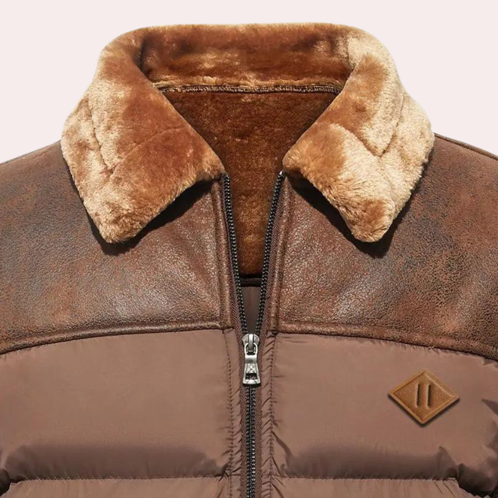 Ferran - Elegant and warm: men's winter jacket for stylish days