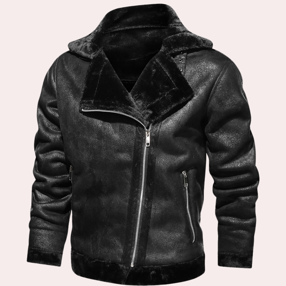 Elegant men's winter coat by Second - style for every occasion!