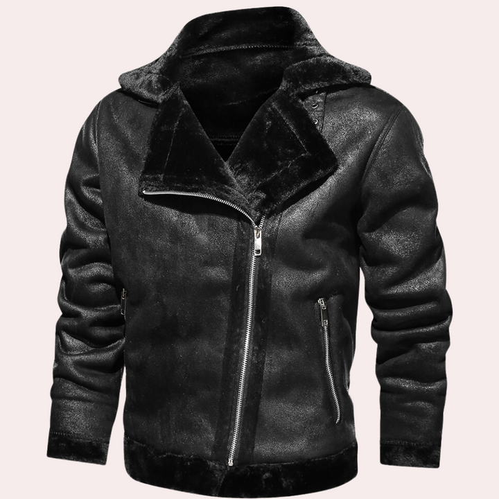 Elegant men's winter coat by Second - style for every occasion!