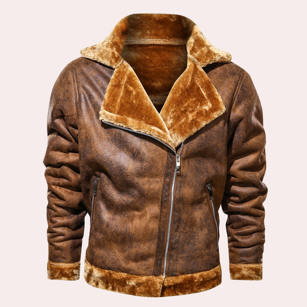 Elegant men's winter coat by Second - style for every occasion!