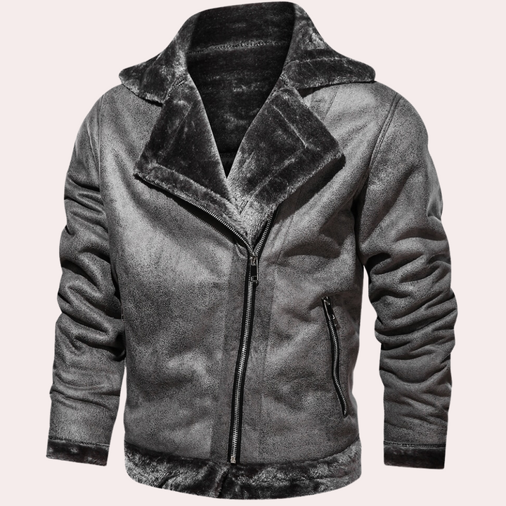 Elegant men's winter coat by Second - style for every occasion!