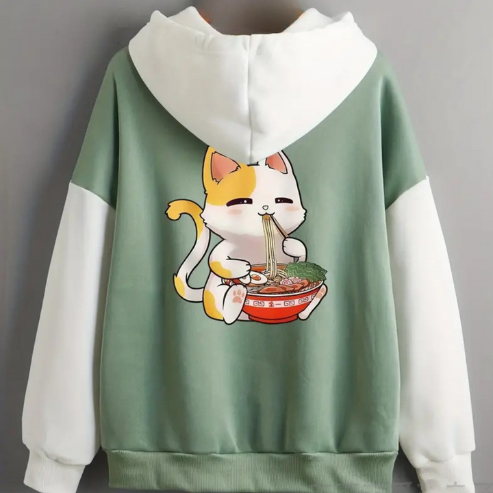 Stylish women's hoodie - AGNES. A combination of elegance and comfort!