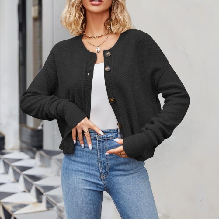 Elegant Amaryllis women's cardigan - a luxurious knit for every day!
