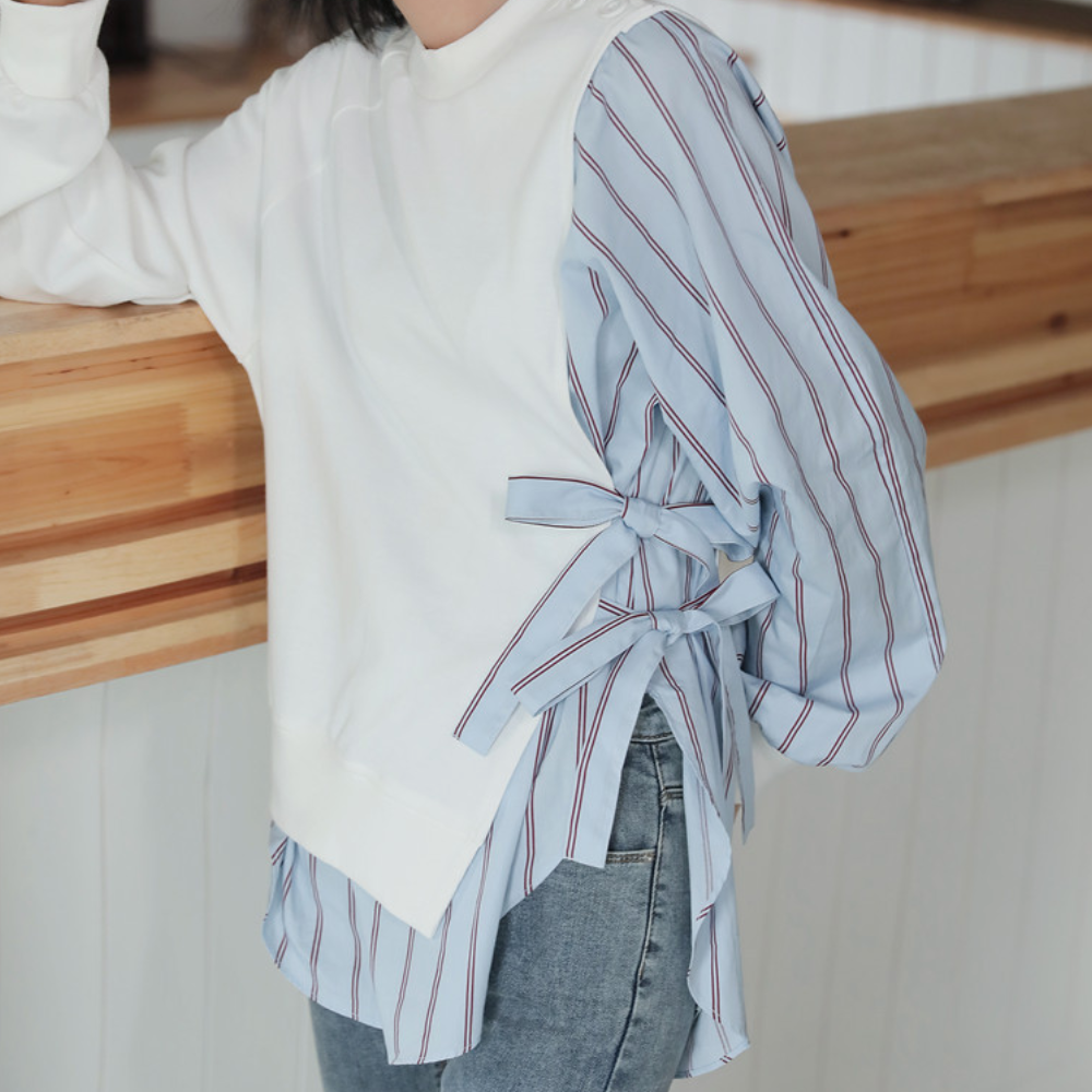Aliz - Elegant striped shirt for a unique and sophisticated style