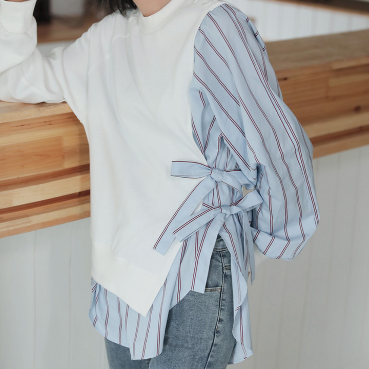 Aliz - Elegant striped shirt for a unique and sophisticated style