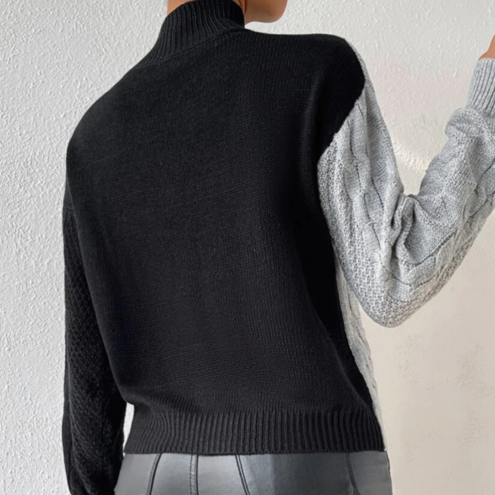 Stylish asymmetric jumper for women - choose elegance and modernity with Dorottya