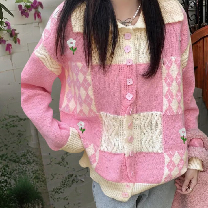 Christelle - an elegant cardigan for ladies, a perfect example of a sublime classic