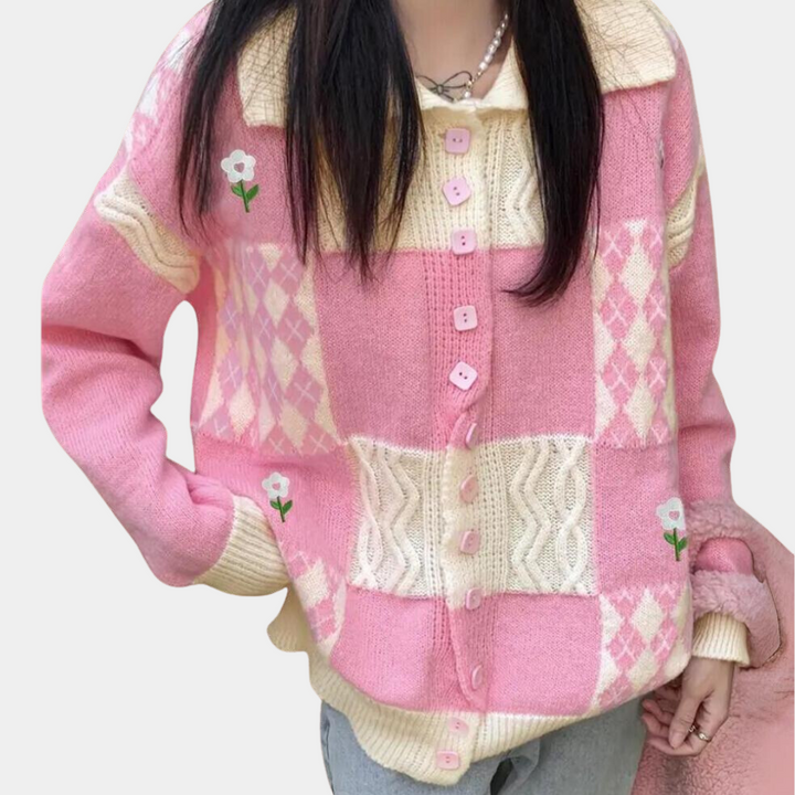 Christelle - an elegant cardigan for ladies, a perfect example of a sublime classic