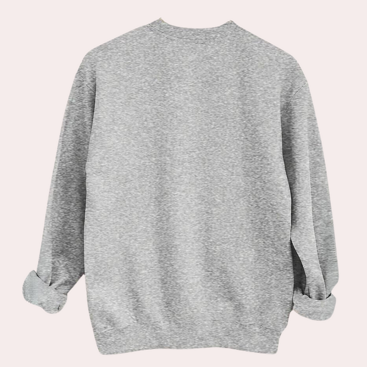 Hauntingly stylish Halloween sweatshirt for women - Cintia