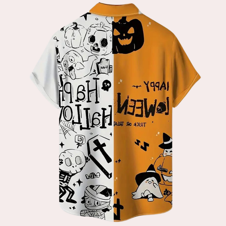 Stylish Halloween shirt for men - elegance at its best!