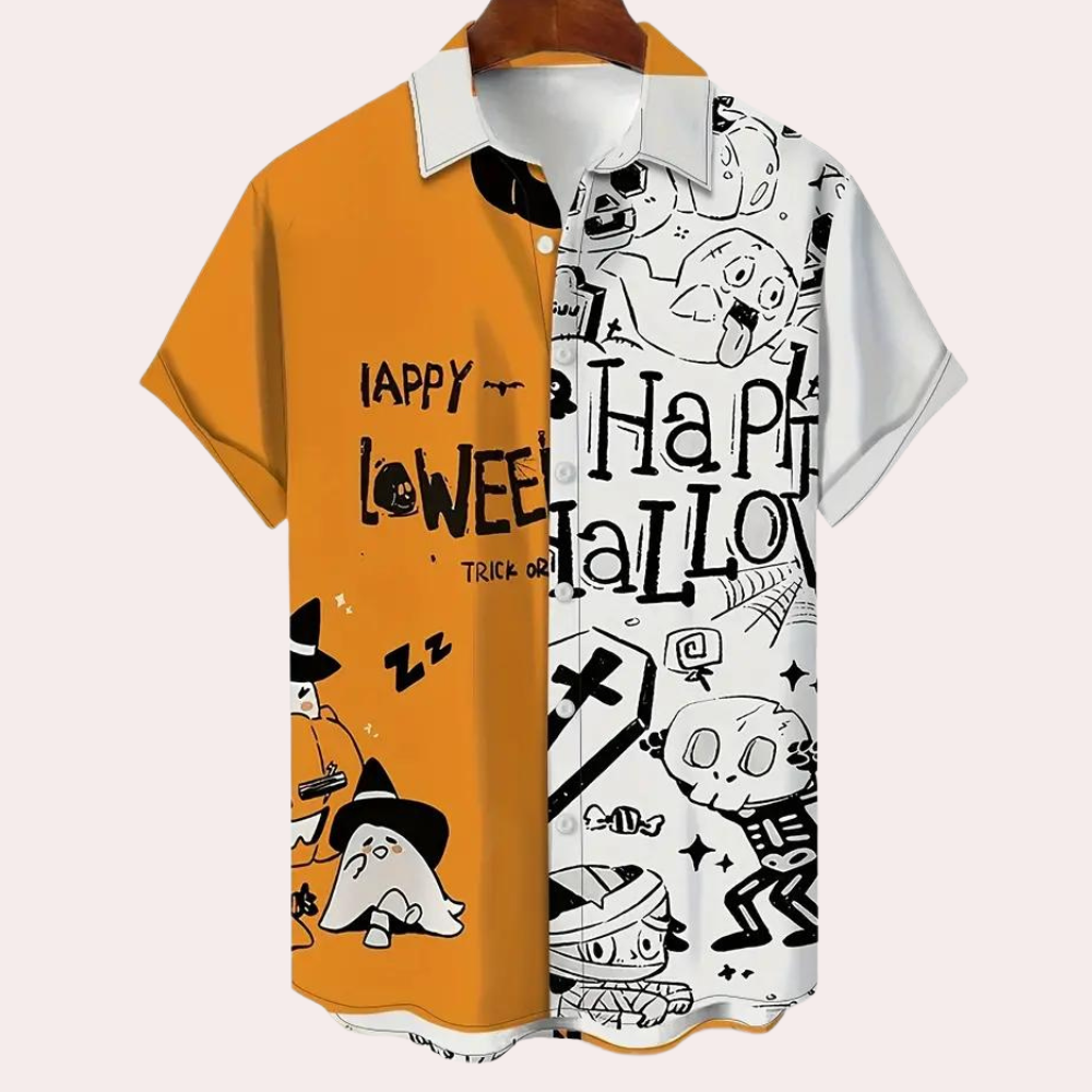 Stylish Halloween shirt for men - elegance at its best!