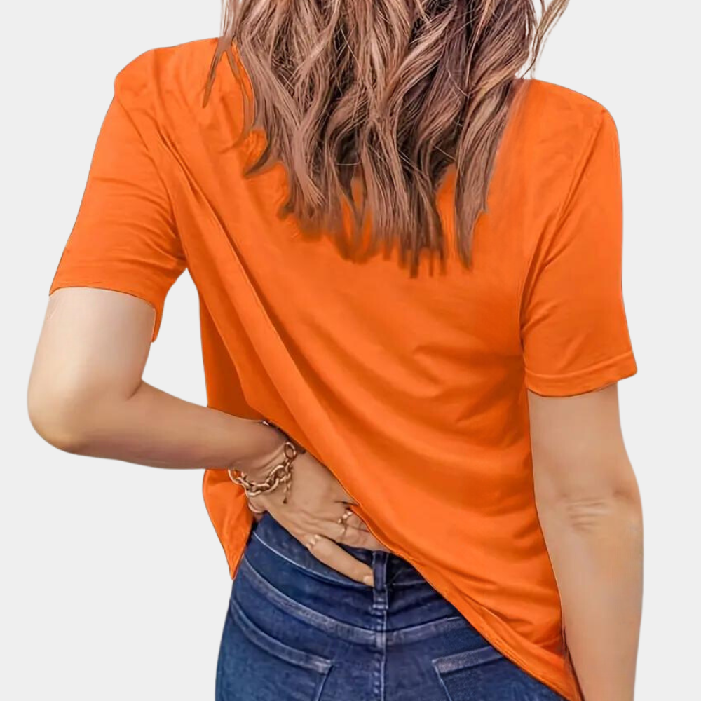 Marieta Women's Halloween T-Shirt - A combination of comfort and delightful style for an unforgettable celebration!