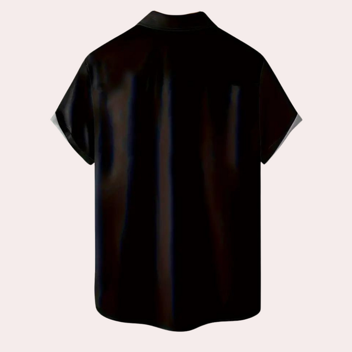Elegant men's Halloween shirt - Nemet, spooky style in a classic look!