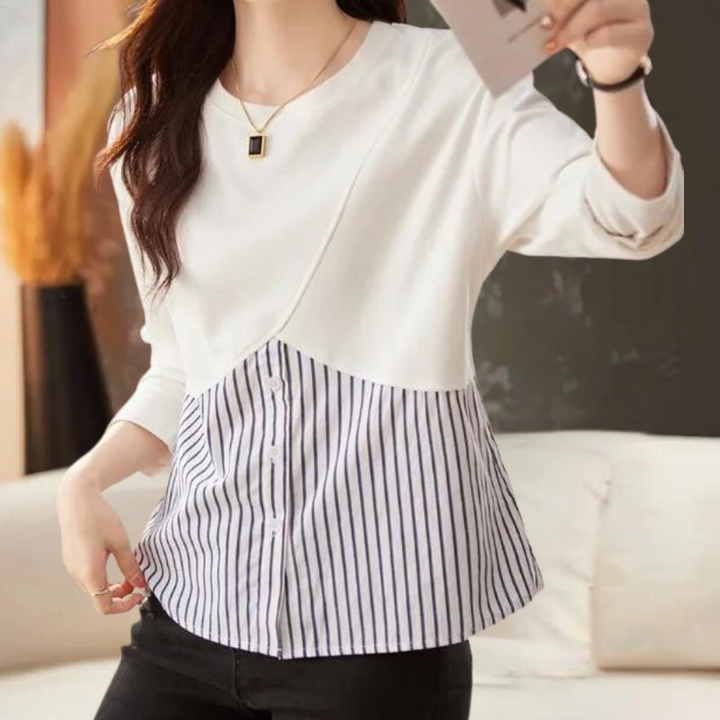 Stylish Rozsika women's long shirt with an elegant touch