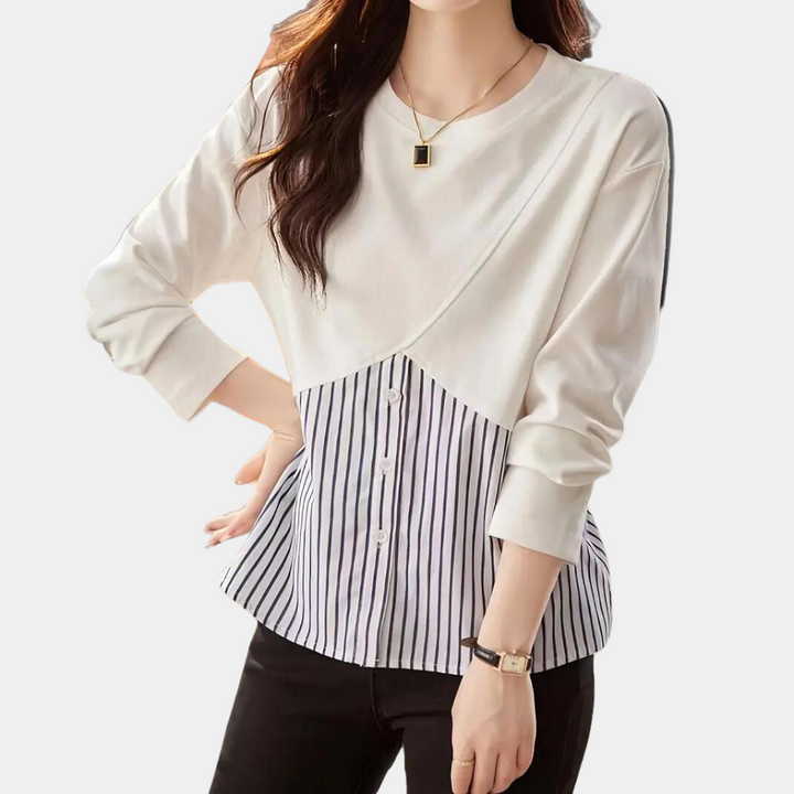 Stylish Rozsika women's long shirt with an elegant touch